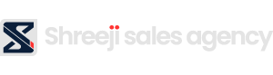 Shreeji Sales white Logo Image For using Website